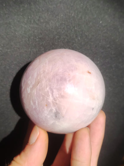 XL Kunzit rosa Schimmer Flash ~ Edelstein Kugel Deko Sphere Haus Wohn Kristall HIPPIE Heilstein Rarität Selten Geschenk Frau Geschenk Er Sie
