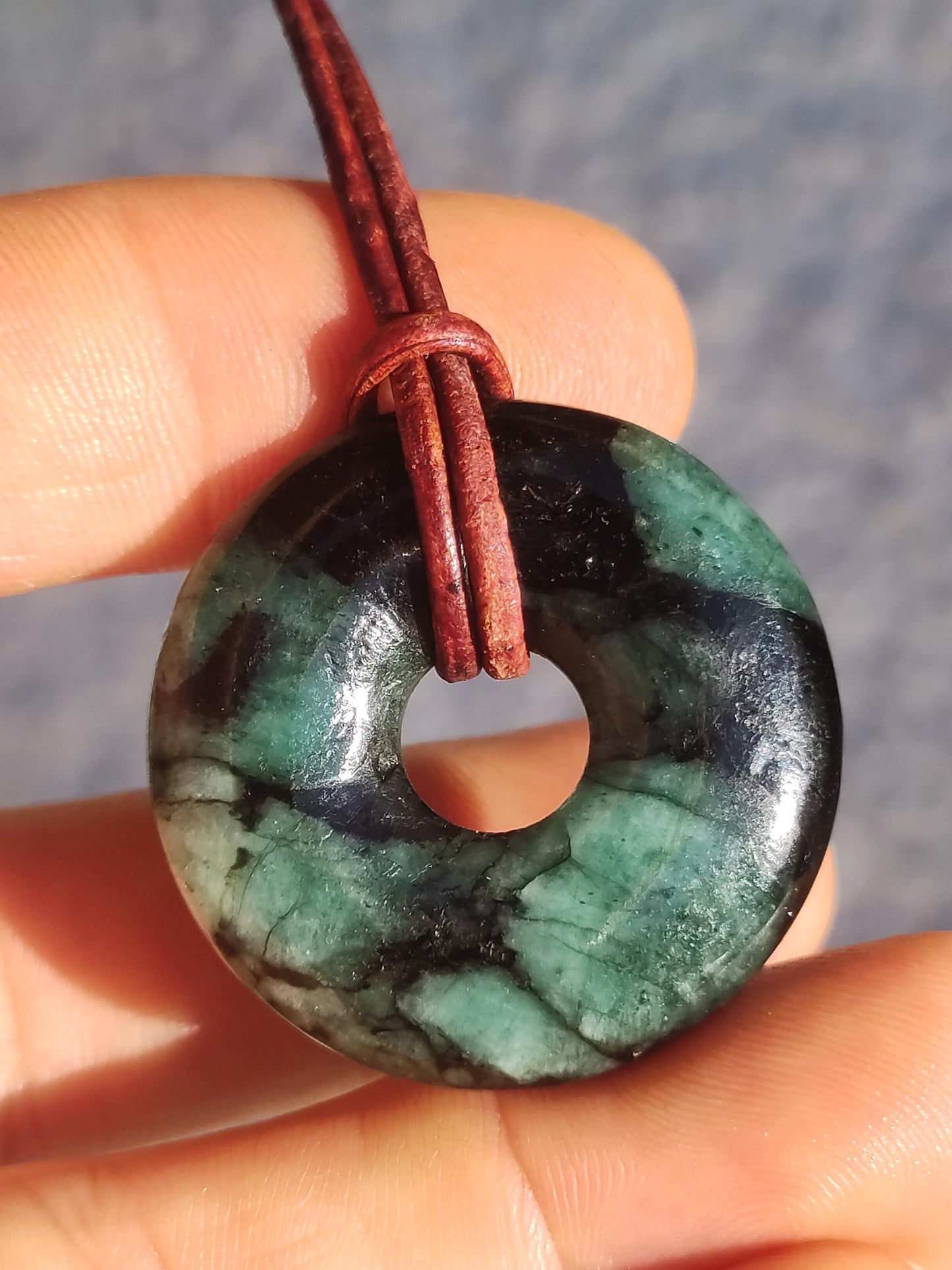 Emerald / Emerald Gemstone Necklace Green Natural Rarity Healing Stone Energy Crystal Pendant Man Woman Child Gift He Her Valentine's Day