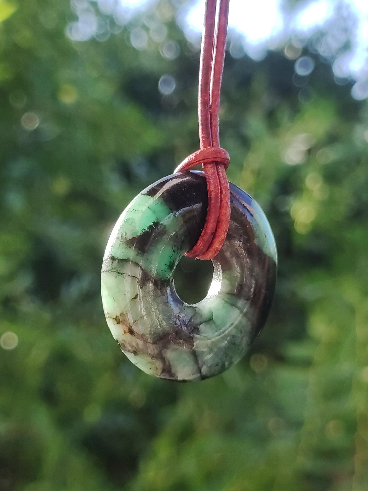 Emerald / Emerald Gemstone Necklace Green Natural Rarity Healing Stone Energy Crystal Pendant Man Woman Child Gift He Her Valentine's Day