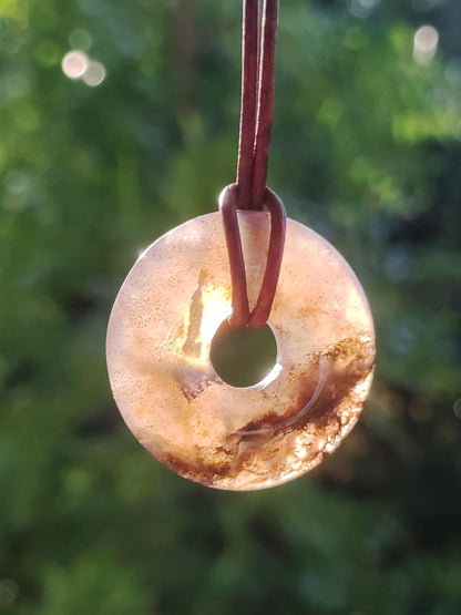 Pietersite or rouge bleu - collier de donuts de pierres précieuses rareté protection rare pierre de guérison cristal HIPPIE Boho Tibet ethnique homme femme lui offrir son