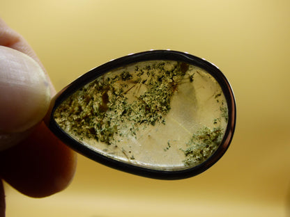 Phantom Rutil Quarz  - 925 Sterling Silber Edelstein Kette Natur weiß Schutz Rarität Heilstein Kristall Mann Frau Er Sie Geschenk Freund