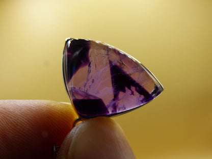 Collier en argent sterling 925 avec améthyste violette, pierre précieuse unique et rare, naturelle, noble, idéal pour un homme, une femme ou un ami.