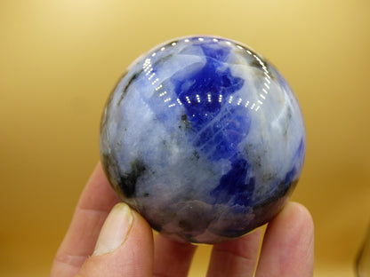 Sodalith - Edelstein Kugel Deko Sphere Massage Kristall Spielkugel Meditation Heilstein Frau Mann Geschenk Er Sie Haus Energie Traum Wohnen