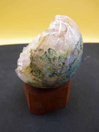 Amethyst Achat Geode Kugel ~ Magische Edelstein Deko Kristall Stufe Sphere Heilstein lila Energie Wohnen Rarität Sammler Geschenk