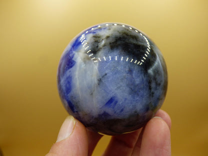 Sodalith - Edelstein Kugel Deko Sphere Massage Kristall Spielkugel Meditation Heilstein Frau Mann Geschenk Er Sie Haus Energie Traum Wohnen