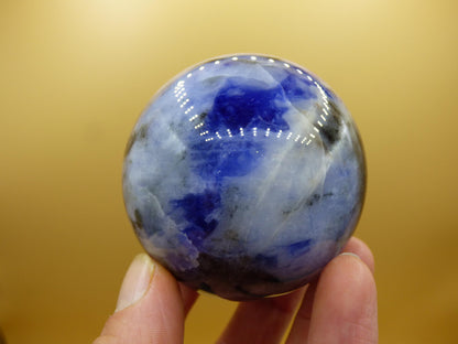 Sodalith - Edelstein Kugel Deko Sphere Massage Kristall Spielkugel Meditation Heilstein Frau Mann Geschenk Er Sie Haus Energie Traum Wohnen