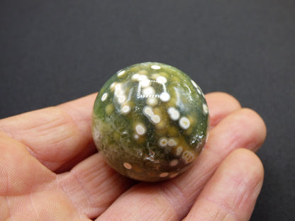 8 Adern Ocean Jaspis Orbicular weiß grün Edelstein Kugel Natur Heilstein Deko Kristall Geschenk Er Sie Mann Frau Haus Wohnung Energie Selten