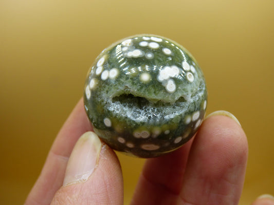 8 Adern Ocean Jaspis Orbicular weiß grün Edelstein Kugel Natur Heilstein Deko Kristall Geschenk Er Sie Mann Frau Haus Wohnung Energie Selten