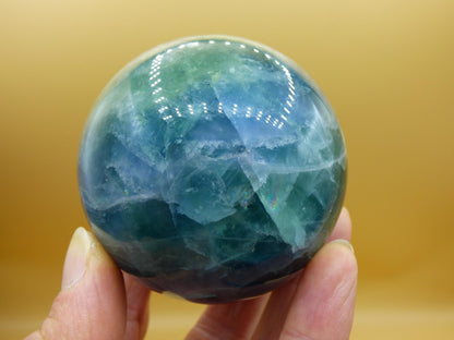 XL Fluorit blau *Rarität* - Edelstein Kugel Deko Sphere Kristall Heilstein Spielkugel Meditation Geschenk Er Sie Mann Frau Freundin