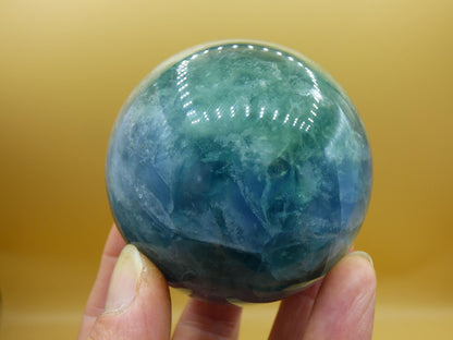 XL Fluorit blau *Rarität* - Edelstein Kugel Deko Sphere Kristall Heilstein Spielkugel Meditation Geschenk Er Sie Mann Frau Freundin
