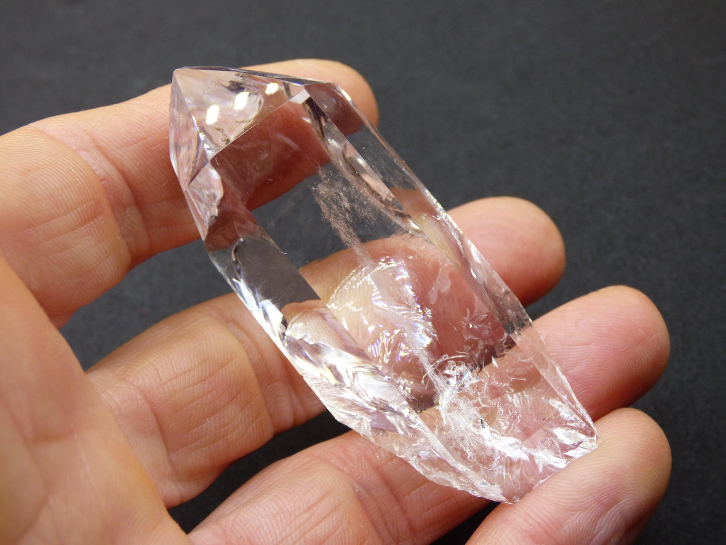 Décoration en cristal de roche, pierres précieuses transparentes, cristaux, pierre de guérison des chakras, cadeau pour lui, elle, homme, femme, médecine naturelle, énergie