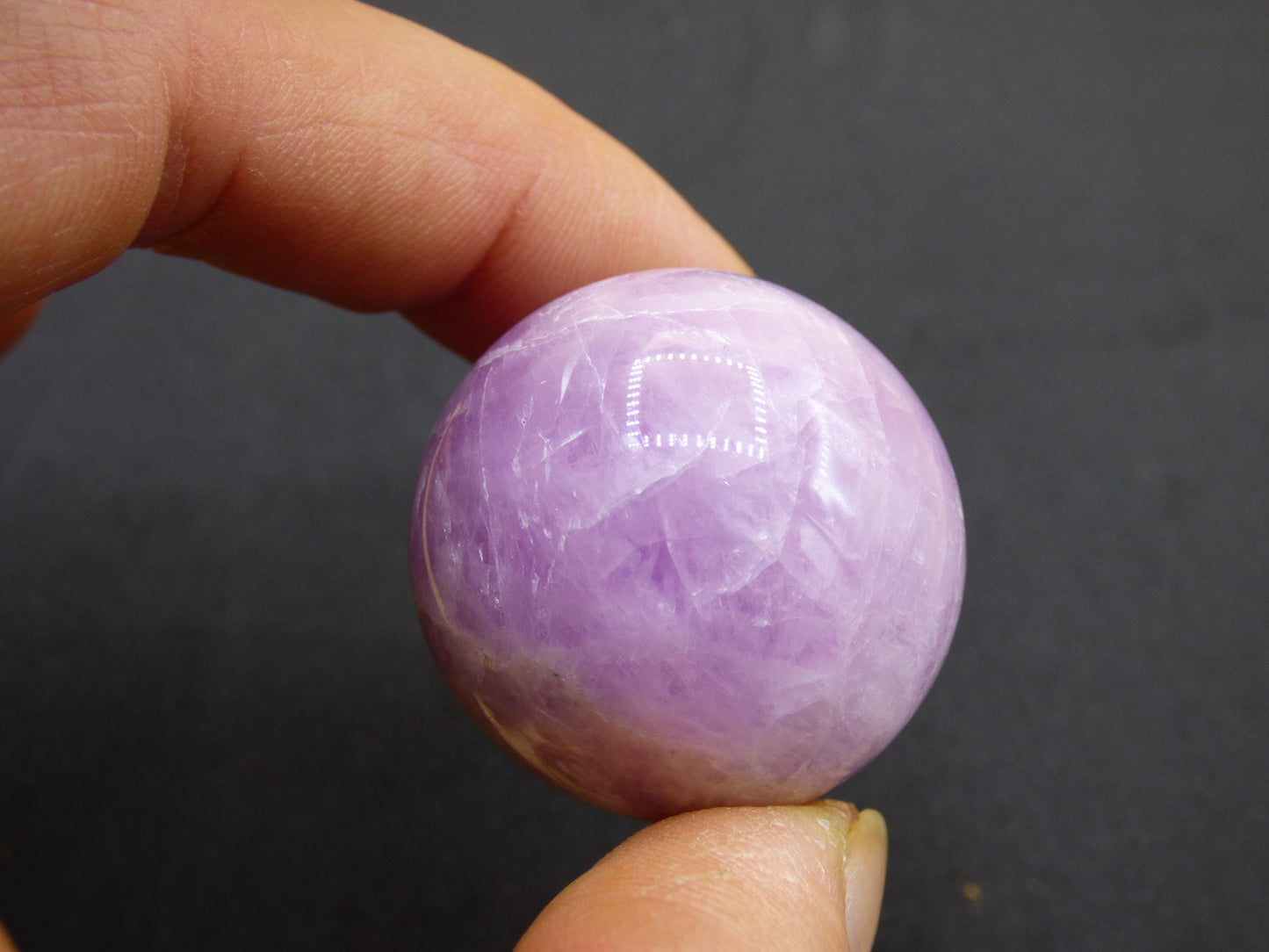 Kunzit A rosa Schimmer Flash ~ Edelstein Kugel Deko Sphere Haus Wohn Kristall HIPPIE Heilstein Rarität Selten Geschenk Frau Geschenk Er Sie