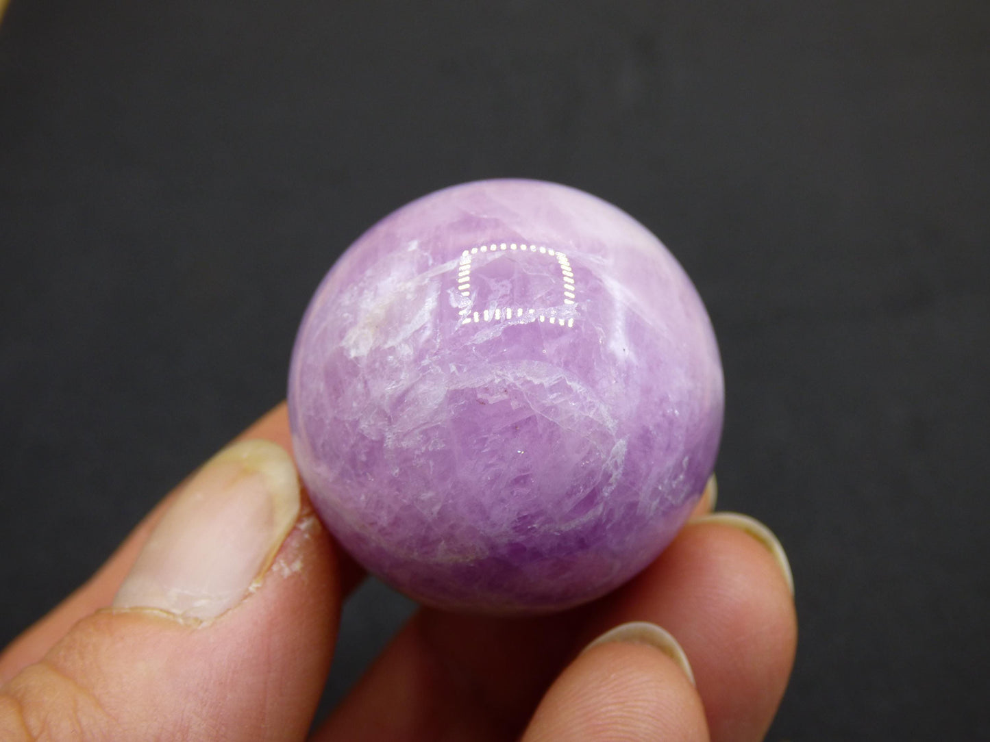 Kunzit A rosa Schimmer Flash ~ Edelstein Kugel Deko Sphere Haus Wohn Kristall HIPPIE Heilstein Rarität Selten Geschenk Frau Geschenk Er Sie