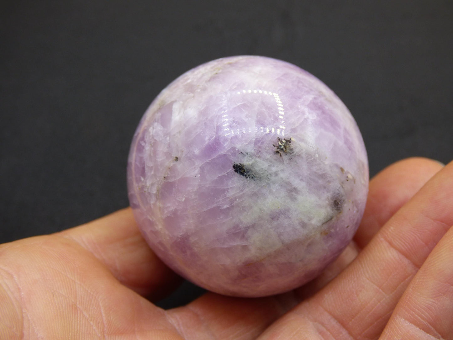 Kunzit rosa ~ Edelstein Kugel Deko Sphere Haus Wohn Kristall HIPPIE Heilstein Rarität Selten Geschenk Frau Geschenk Er Sie