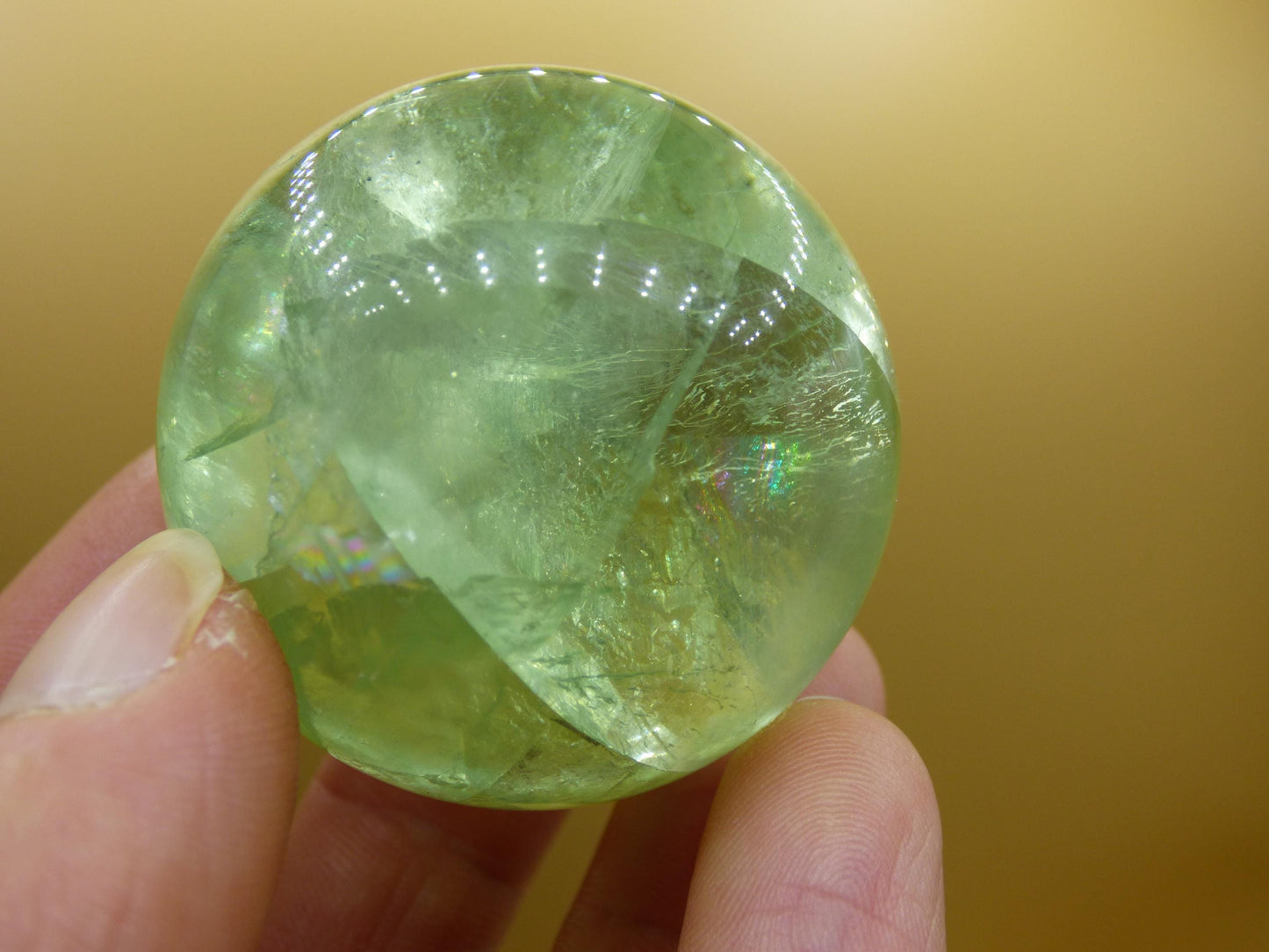 Fluorit A grün ~ Magische Edelstein Kugel Deko Sphere Meditation Sammler Kristall Heilstein Natur Qualität Geschenk Er Sie Mann Frau Wohnen