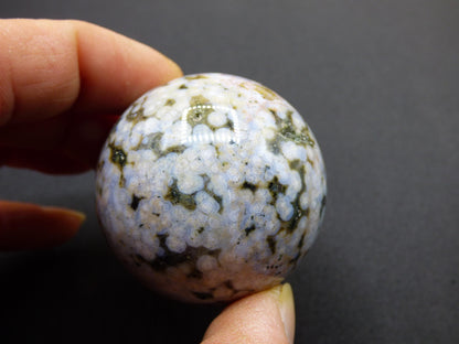 8 Adern Ocean Jaspis Orbicular - Edelstein Kugel Natur Heilstein Deko Kristall Geschenk Er Sie Mann Frau Haus Wohnung Energie Selten