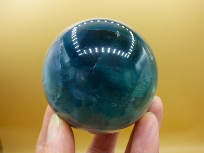 XL Fluorit blau *Rarität* - Edelstein Kugel Deko Sphere Kristall Heilstein Spielkugel Meditation Geschenk Er Sie Mann Frau Freundin
