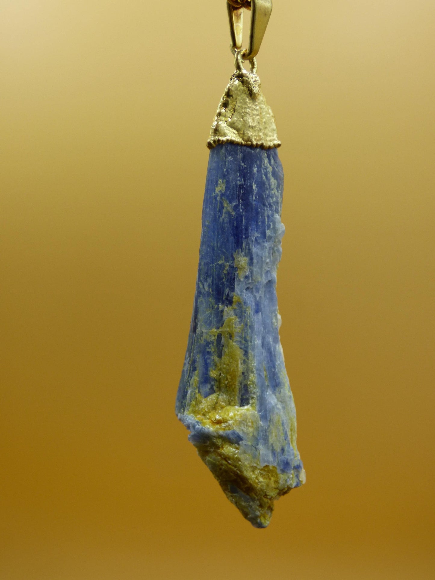 Kyanite / Cyanite / Disthene Sapparite Raw ~ Collier de pierres précieuses ~HIPPIE ~GOA ~Boho ~Ethno ~Nature ~Pierre de guérison