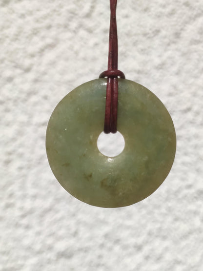 40mm Birmanie Jade *Rarité* ~ Collier de pierres précieuses Homme Femme Nature Pierre de guérison Puissance Énergie Rareté Cristal He She Pendentif Nature Cadeau Vert