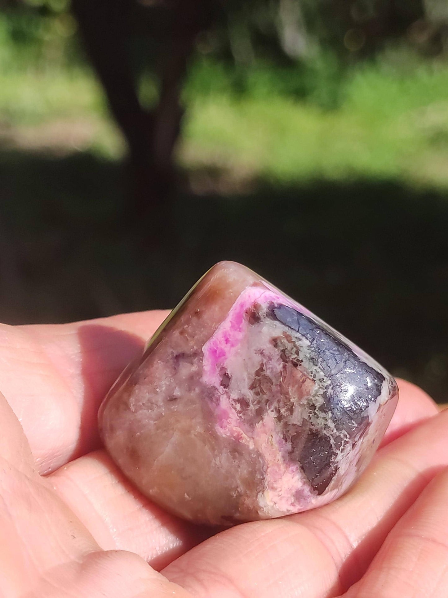 Sugilite - collector's decoration healing stone purple palm stone rarity meditation energy gemstone crystal investment natural unique