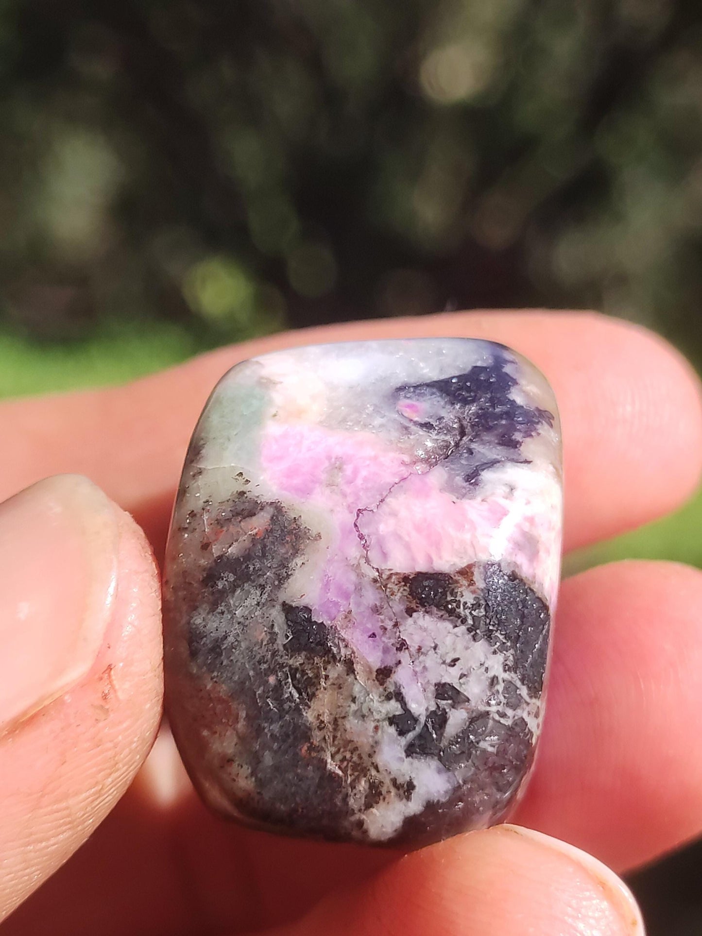 Sugilite - collector's decoration healing stone purple palm stone rarity meditation energy gemstone crystal investment natural unique