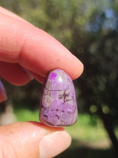 Sugilite - collector's decoration healing stone purple palm stone rarity meditation energy gemstone crystal investment natural unique