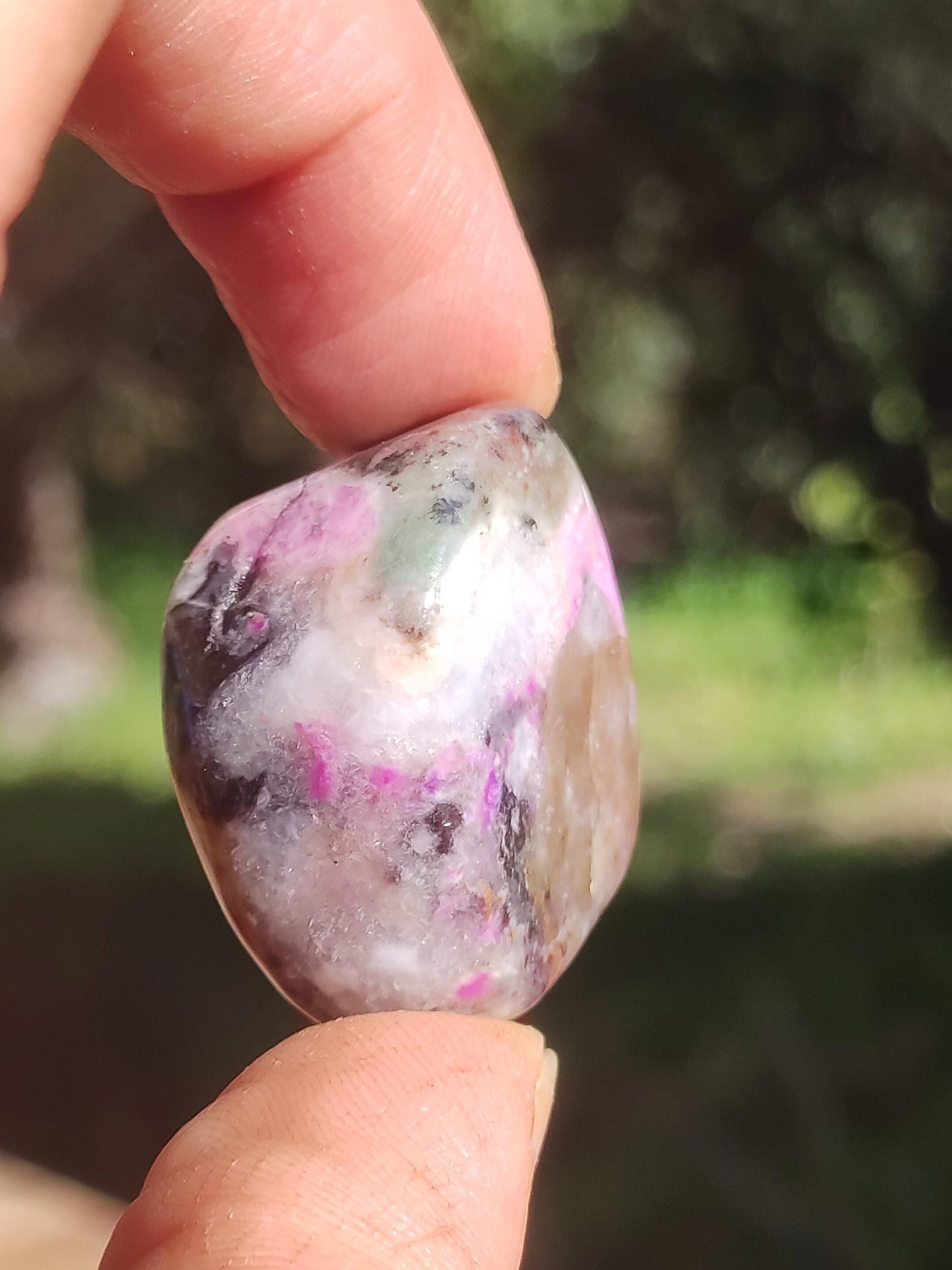 Sugilite - collector's decoration healing stone purple palm stone rarity meditation energy gemstone crystal investment natural unique