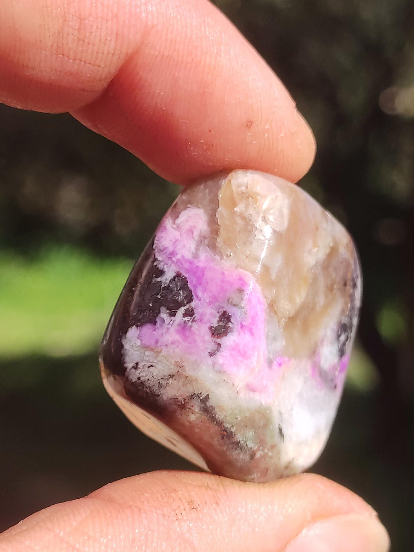 Sugilite - collector's decoration healing stone purple palm stone rarity meditation energy gemstone crystal investment natural unique