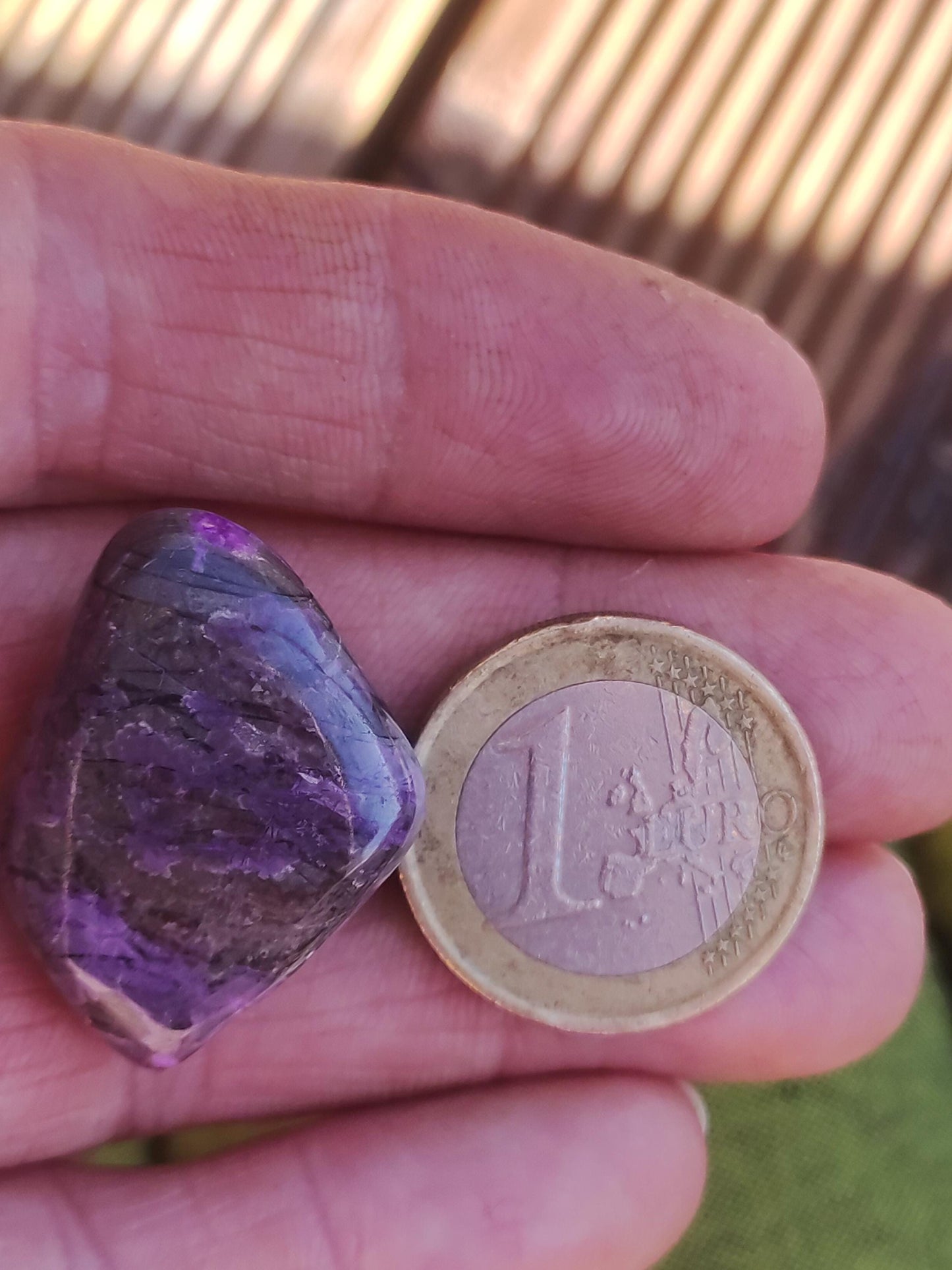 Sugilite - collector's decoration healing stone purple palm stone rarity meditation energy gemstone crystal investment natural unique