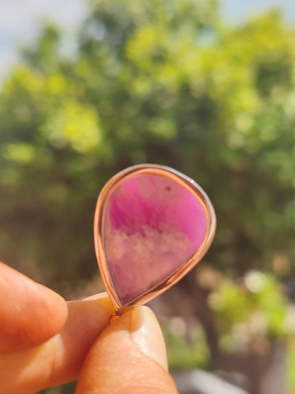 Sugilite / Sugilite avec monture en argent 925 collier de pierres précieuses violettes pierre de guérison naturelle énergie rareté homme femme lui son cadeau noble de haute qualité