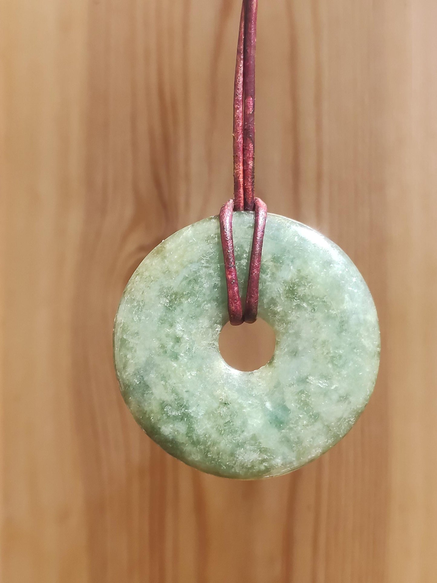 40mm Birmanie Jade *Rarité* ~ Collier de pierres précieuses Homme Femme Nature Pierre de guérison Puissance Énergie Rareté Cristal He She Pendentif Nature Cadeau Vert