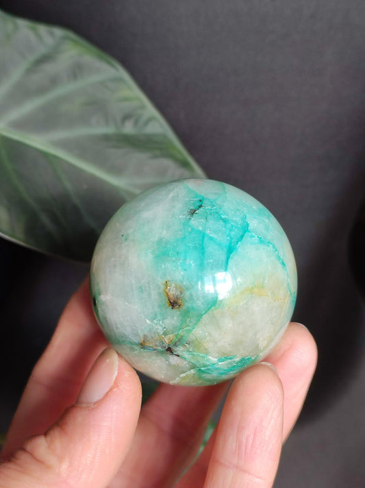 Chrysocoll Quantum Quattro AAA Sphere ~ Magic Gemstone Ball Massage &amp; Decoration Crystal Meditation Healing Stone Rarity Collector Chrysocolla
