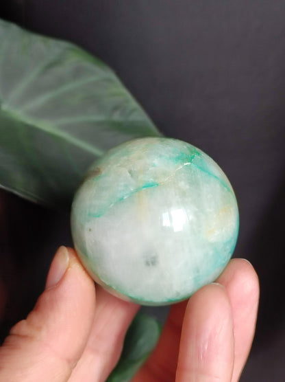 Chrysocolle Quantum Quattro AAA Sphère ~ Boule de Pierres Précieuses Magiques Massage &amp; Décoration Cristal Méditation Pierre de Guérison Rareté Collectionneur Chrysocolle