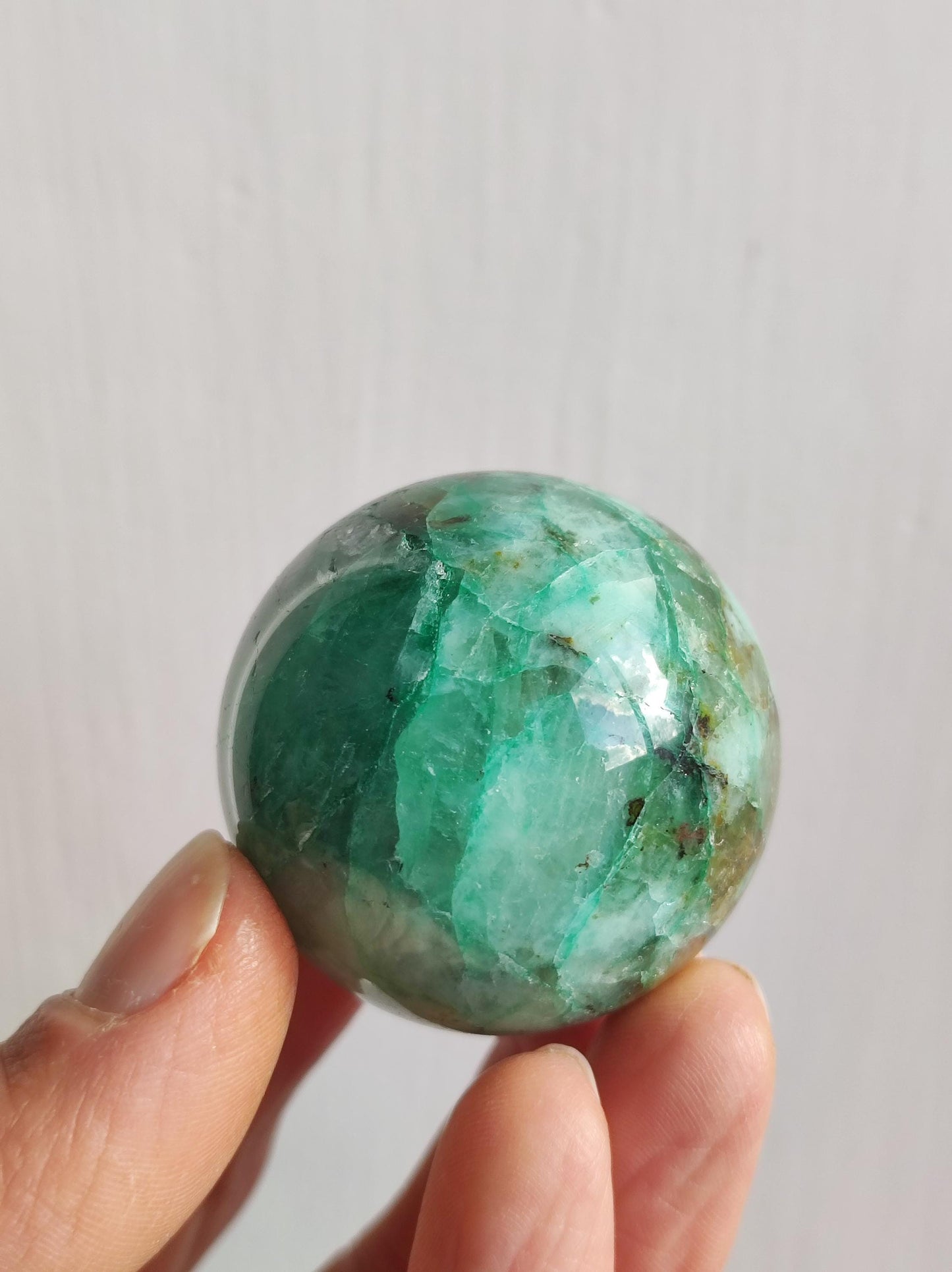 Chrysocoll Quantum Quattro AAA Sphere ~ Magic Gemstone Ball Massage &amp; Decoration Crystal Meditation Healing Stone Rarity Collector Chrysocolla
