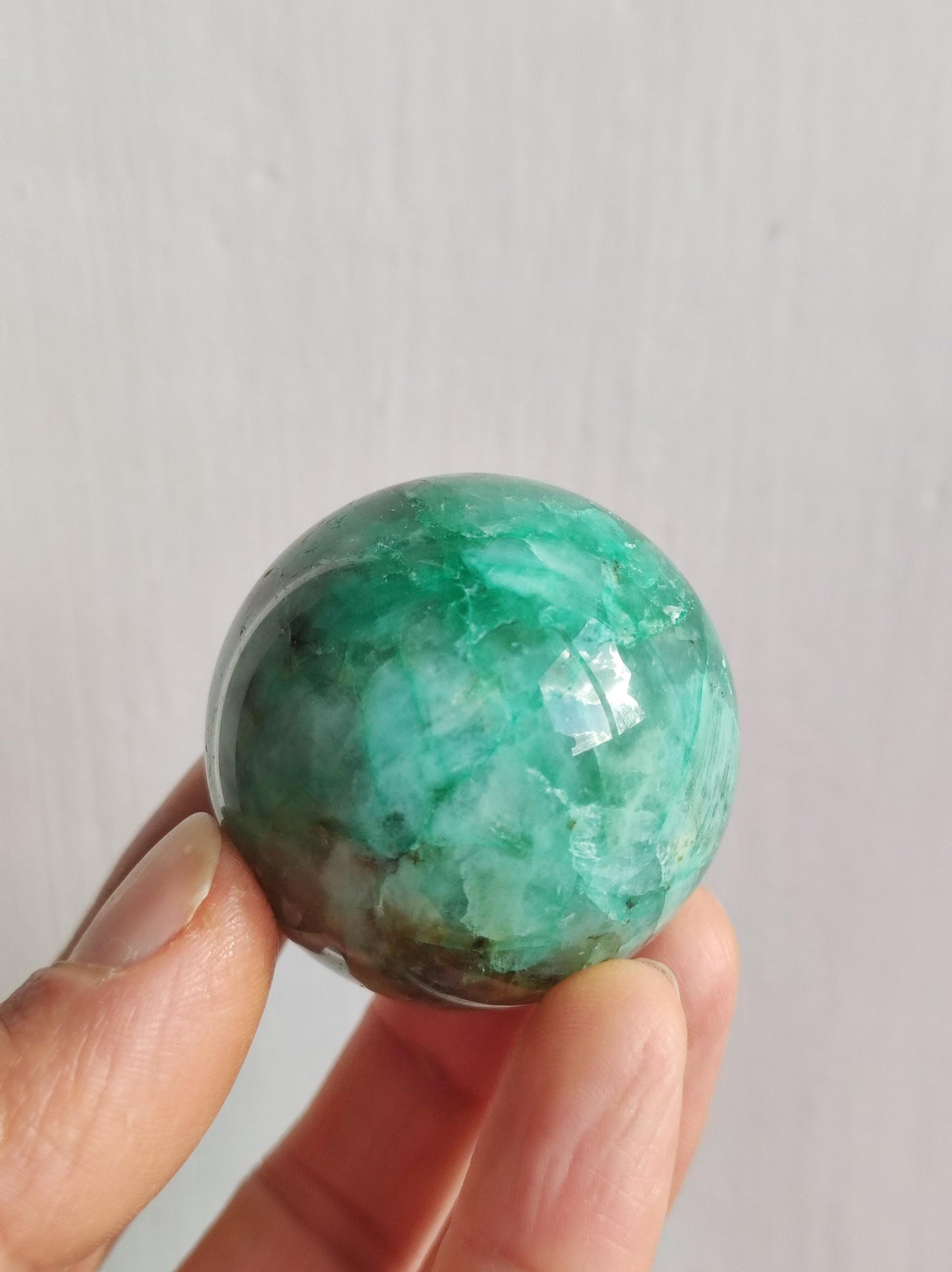 Chrysocoll Quantum Quattro AAA Sphere ~ Magic Gemstone Ball Massage &amp; Decoration Crystal Meditation Healing Stone Rarity Collector Chrysocolla