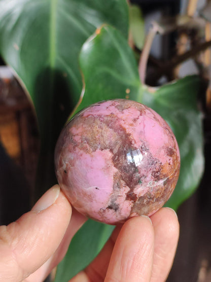 Sphère de calcite cobalt *Rareté* Pierre précieuse en cristal rose Décoration pour la maison Cadeau de collectionneur Homme Femme Ami Minéral Rare Pierre de guérison