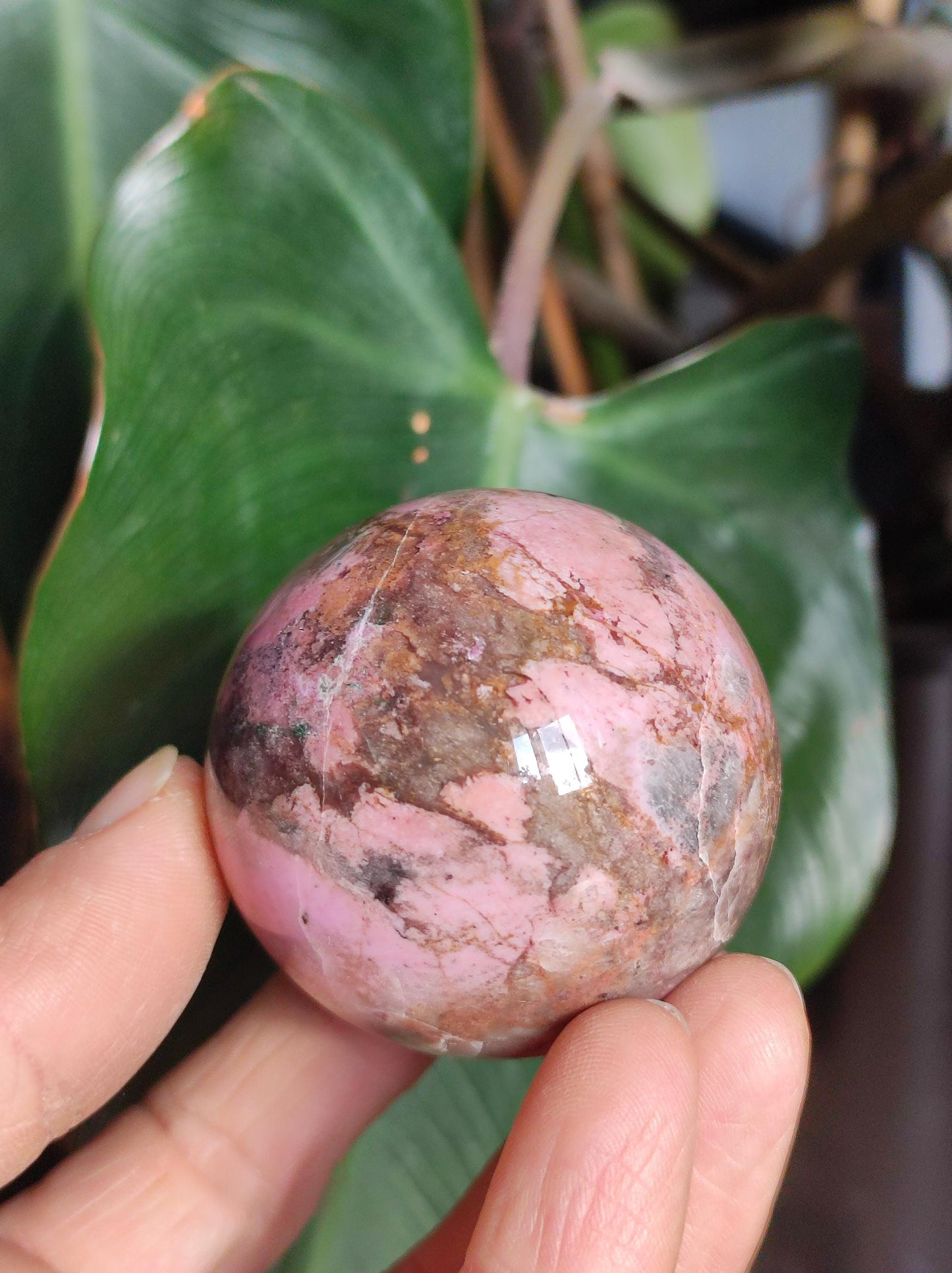 Sphère de calcite cobalt *Rareté* Pierre précieuse en cristal rose Décoration pour la maison Cadeau de collectionneur Homme Femme Ami Minéral Rare Pierre de guérison