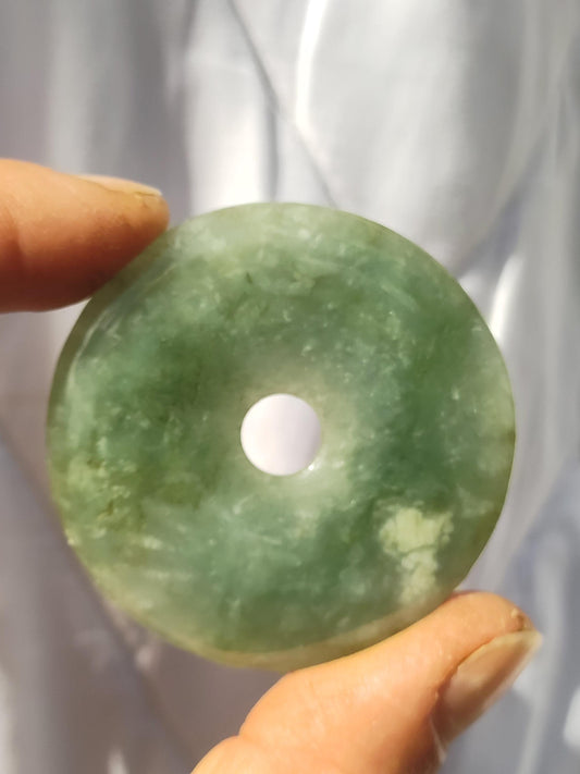 50mm Burma Jade *Rare* ~ Gemstone Necklace for Men and Women, Natural Healing Stone, Power, Energy, Rare Crystal, Pendant, Nature, Gift, Green