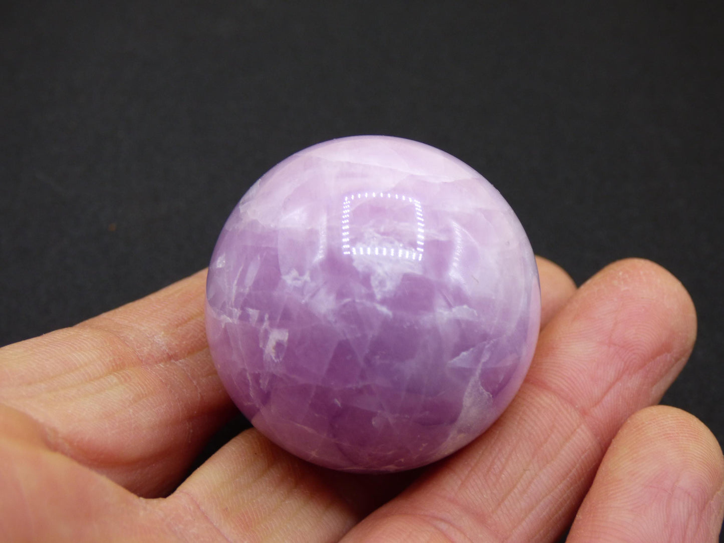 Kunzite A ~ Gemstone Sphere Decoration Sphere Home Living Crystal Hippie Healing Stone Rare Woman Man Gift He She