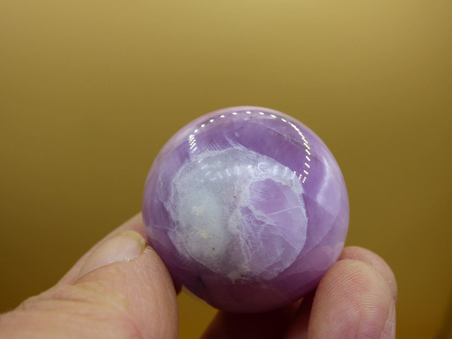 Kunzite A ~ Gemstone Sphere Decoration Sphere Home Living Crystal Hippie Healing Stone Rare Woman Man Gift He She