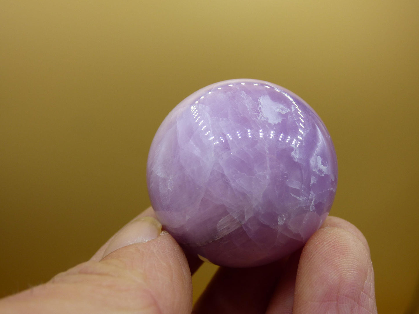 Kunzite A ~ Gemstone Sphere Decoration Sphere Home Living Crystal Hippie Healing Stone Rare Woman Man Gift He She