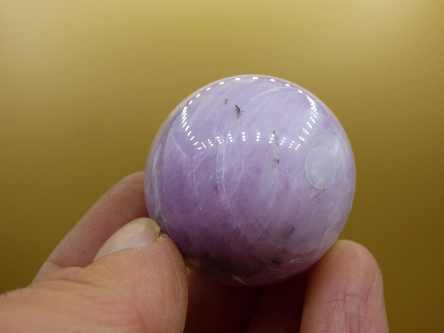 Kunzite A ~ Gemstone Sphere Decoration Sphere Home Living Crystal Hippie Healing Stone Rare Woman Man Gift He She