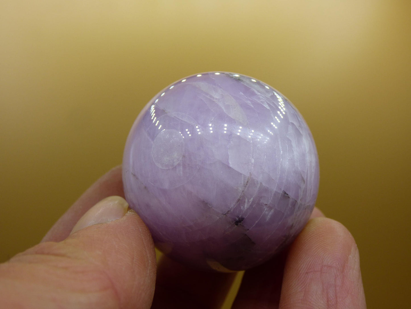 Kunzite A ~ Gemstone Sphere Decoration Sphere Home Living Crystal Hippie Healing Stone Rare Woman Man Gift He She