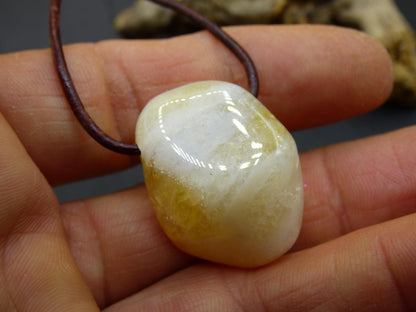 Citrine ~ Collier de pierres précieuses jaune HIPPIE GOA Boho ethnique pierre de guérison naturelle rareté cristaux bijoux pendentif pierre naturelle cadeau soleil brillant