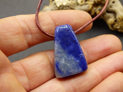 Sodalite ~ collier de pierres précieuses ~ rare ~ HIPPIE ~ GOA ~ Boho ~ Ethno ~ Nature ~ Pierre de guérison