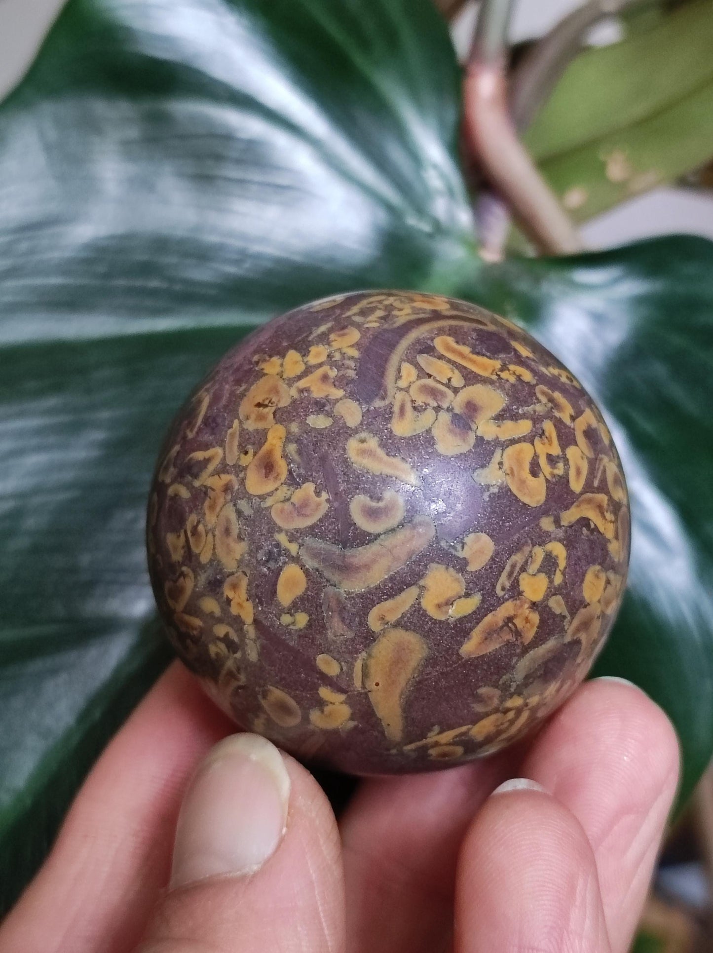Ajooba Jasper ~ Magische Edelstein Kugel Natur Heilstein Deko Sphere Kristall Geschenk Er Sie Haus Wohnung Energie Kraft Meditation