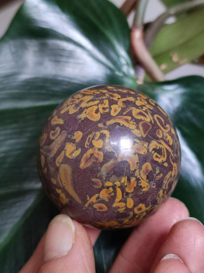 Ajooba Jasper ~ Magische Edelstein Kugel Natur Heilstein Deko Sphere Kristall Geschenk Er Sie Haus Wohnung Energie Kraft Meditation