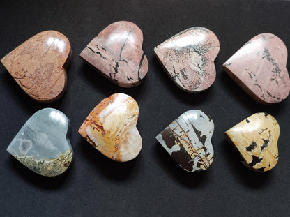 Landscape Jasper ~ Magic Gemstone Heart Collector Decor Crystal Home Living Energy Chakra Healing Stone Gift Girlfriend Him Her Wife Husband