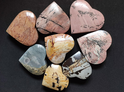 Landscape Jasper ~ Magic Gemstone Heart Collector Decor Crystal Home Living Energy Chakra Healing Stone Gift Girlfriend Him Her Wife Husband