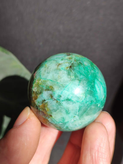 Chrysocoll Quantum Quattro AAA Sphere ~ Magic Gemstone Ball Massage &amp; Decoration Crystal Meditation Healing Stone Rarity Collector Chrysocolla